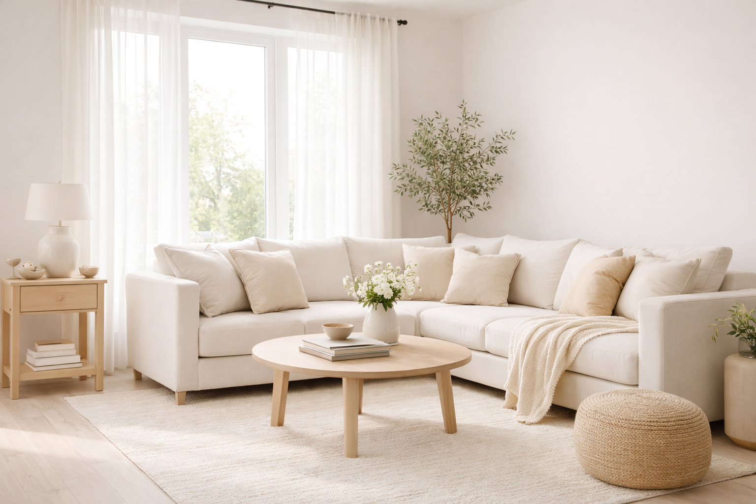 Beautifully maintained luxury living room — Brilliant Cleaning Services LLC